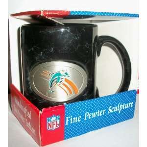  Miami Dolphins Pewter Helmet 16 Ounce Coffee Mug 
