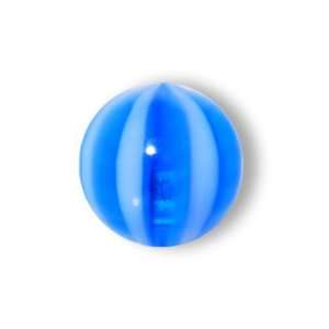    5mm Cabana Blue Striped Beach Ball Replacement Ball Jewelry