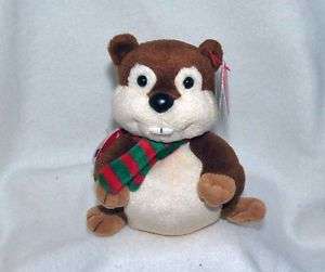 Christmas Ty Beanie Babies 2.0   Yule the Beaver NEW WITH CODES 