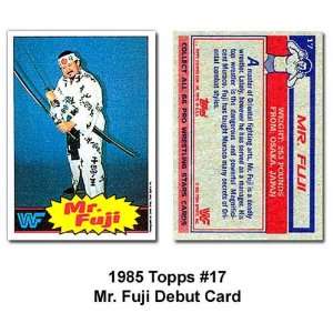  Topps Mr. Fuji WWE Debut Card