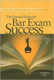 Friedland and Shapiros The Essential Rules for Bar Exam Success 