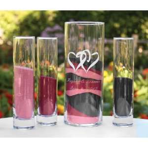 Linked Hearts Large Personalized Cylinder