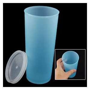   Baby Blue Plastic Airtight Water Bottle Cup 450ml