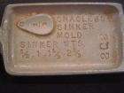 Vintage C. Palmer West Newton PA No. 202 Sinker Mold (1/2, 1, 1 1/2, 2 