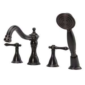  Fontaine Bellver Roman Tub with Side Spray Faucet   Oil 