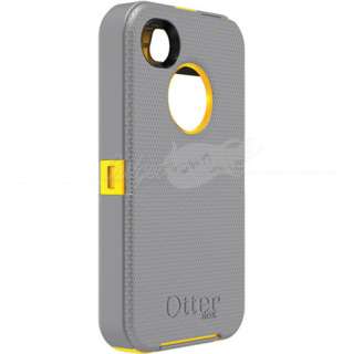OTTERBOX DEFENDER CASE for APPLE iPHONE 4S   Sun Yellow / Gray   BRAND 