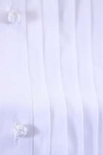16 NWT Joseph Abboud White Tuxedo French Cuff Button Down Dress Shirt 