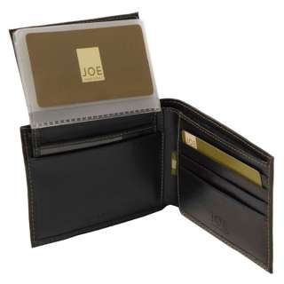 Joseph Abboud Mens Leather Passcase Wallet  