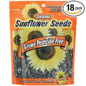 Eco Farms Seasoned Sunflower Seeds, Grown Pesticide Free, 5.5 Ounce 