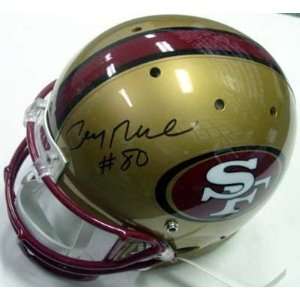  Jerry Rice Autographed Helmet   San Francisco 
