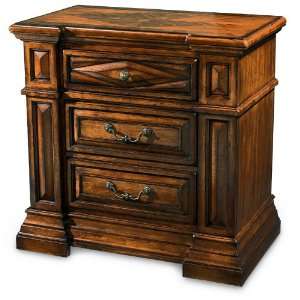  3 Drawer Nightstand by A.R.T. Furniture   Tobacco Finish 