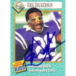 Eric Dickerson autographed Indianapolis Colts Sports Illustrated for 