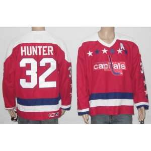 Dale Hunter Jersey Washington Capitals #32 Red Jersey Hockey Jersey 