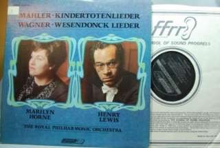 HORNE/LEWIS Mahler/Wagner LONDON OS 26147 NM  