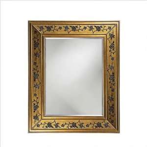 Howard Elliott 51125 Dillard Wall Mirror in Gold and Black 