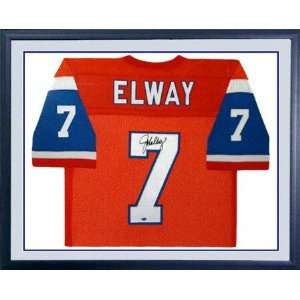  John Elway Denver Broncos Framed Autographed 75th 