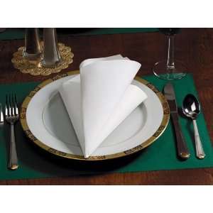 White FashnPoint Paper Dinner Napkins â? 1/8 Fold  