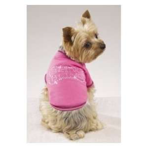  PINK   SMALL   Bling Bling Doggy T Shirts