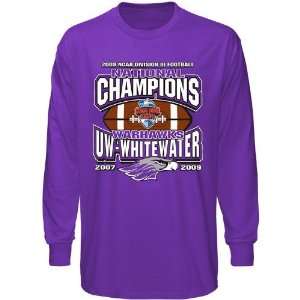  Whitewater Warhawks Purple NCAA Division III National Football 
