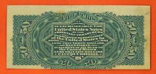1869 75 50¢ ABRAHAM LINCOLN UNITED STATES Fractional  
