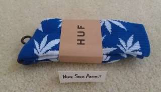 HUF Plantlife 420 Hi Top Socks Marijuana Weed Leaf Xmas Blue Green 