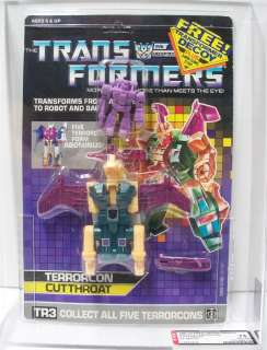 Transformers Gen 1 Cutthroat Terrorcon MOC AFA 75 Decoy  
