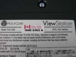   Viewstation PVS 14XX Video Conference Camera   Missing Casing Piece
