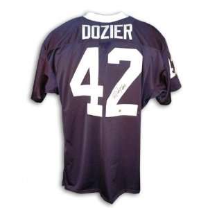  D.J. Dozier Autographed/Hand Signed Penn State Navy Blue 