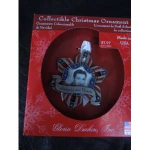 Memory Patriotic Collectible Always in Our Hearts Christmas Ornament 