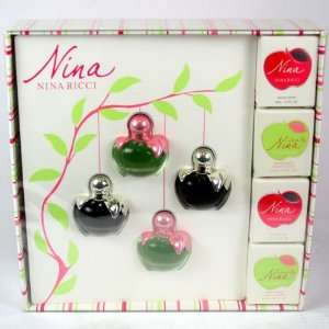 Nina Ricci 4 Piece Individually Boxed Miniature Perfume Gift Set for 
