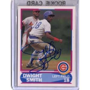  1990 Score Baseball Dwight Smith Autograph Everything 