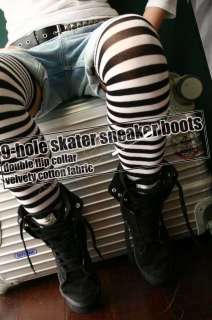 Punk Skater HIGH Collar 8 Boot 13/13.5 VEGAN SUEDE 44  