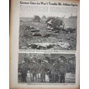    1914 WW1 German Soldiers Bakery Guns Limber Waggons