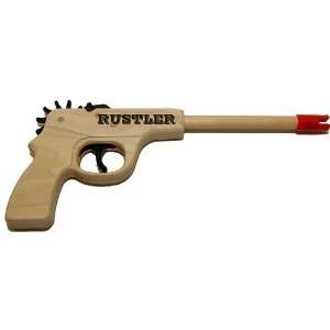  Rubberband Shooter   Rustler Pistol Toys & Games