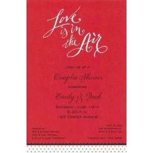  Love In Air, Custom Personalized Wedding Invitation, by 
