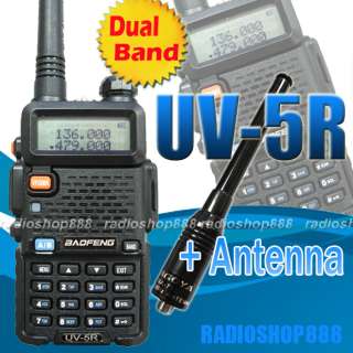 Dual band Antenna NA773SF + BAOFENG UV 5R UHF/VHF TWO WAY Radio 
