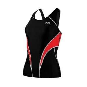  TYR Womens Competitor Fitted Tri Tankini   2011   Black 