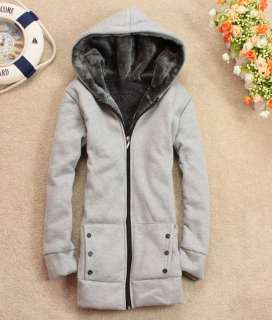   Thicken Hoodie Outerwear Jacket Coat Casual Size M ~ 6 Colors ~  