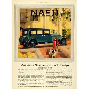  1927 Ad Nash Automobile Motor Car Dog Ambassador Home 