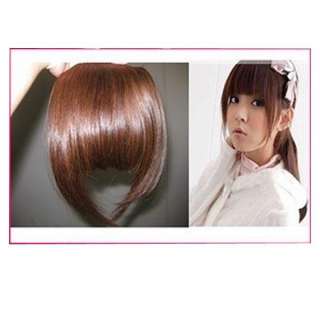 Clip on Hair Bangs Extension Side Long 3colors  