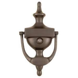 Oil Rubbed Bronze 7 Inch Traditional Door Knocker w/ Viewer  55 2158