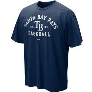 Nike Tampa Bay Rays Navy Blue Safety Squeeze T shirt  