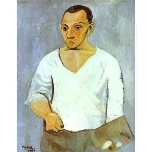   Pablo Picasso   24 x 32 inches   Self Portrait with