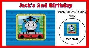 10 Thomas the Train Lottery Style Scratch Tickets  