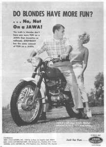 1967 Jawa 250 Trials Motorcycle Original Ad  