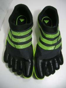 ADIDAS AdiPURE Black/Yellow Trainer Barefoot Toes Running Mens Shoes 