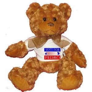  VOTE FOR PEDRO Plush Teddy Bear with WHITE T Shirt Toys 