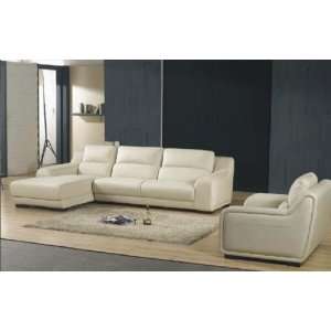 Italian Leather Sectional Sofa Set   Caleb Leather Sectional with Left 