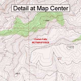   Map   Chelan Falls, Washington (Folded/Waterproof)