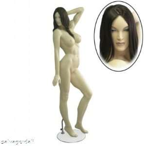  Voluptuous Female Mannequin Store Display Wig & Stand 4 